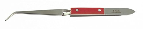 Faude Lötpinzette gebogen 16,5cm, rostfrei