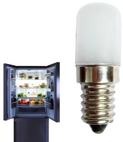 ZCSXK Lampadina LED E14,Lampadina LED Light Maker da 1,5 W - Lampadina da Frigorifero equivalente a 25W Lampadina a Candela a LED Bianca Luce Diurna 6000K