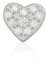 Thomas Sabo Einzel Ohrstecker Herz pavé silber 925 Sterling Silber H2145-051-14
