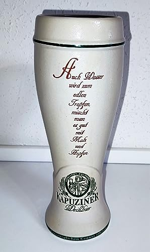 Rahm &Angies-stickmagi såld: Vitt ölkrus/luva/kanna med handtag/1 x 0,5 liter/stengods/original/vaxglas