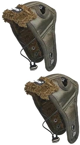 FRCOLOR 2st Haustier-kostü -Kappe Winterkopfbedeckung Für Hunde Hundemütze Winter Cowboyhüte Wintermütze Für Haustiere Muschelschale Verwandlungs-Outfit Europäisch Und Amerikanisch