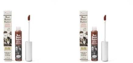theBalm Meet Matte Hughes Liquid Lippenstift, Trustworthy,2er Pack (1 x 7.4 ml)