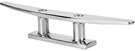 Yctze Stainless Steel Boat Cleat, Mirror-Polished Marine Rope Base, 8-inch Boat Accessory, Stainless Steel Cleat, Boat Parts