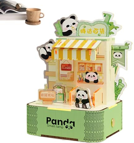 Puzzles,Puzzles 3D | Lámpara de mesa pequeña Puzzle 3D | Lámpara de escritorio de dormitorio, kit de construcción de maquetas, luz nocturna linda para el hogar, el dormitorio, la mesa, l