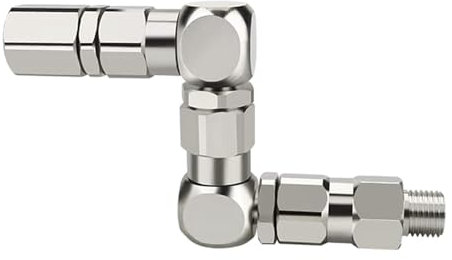 Pistolet pulvérisateur haute pression en acier inoxydable Airless - Articulation pivotante - Accessoire de raccordement pour pulvérisateurs de peinture