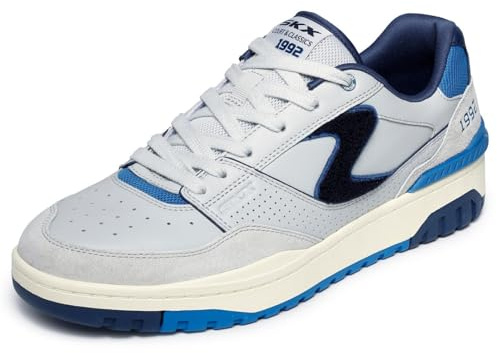 Skechers Sneakers retrò S-1992 da Uomo - Tomaia in Pelle, Pelle Scamosciata e Mesh