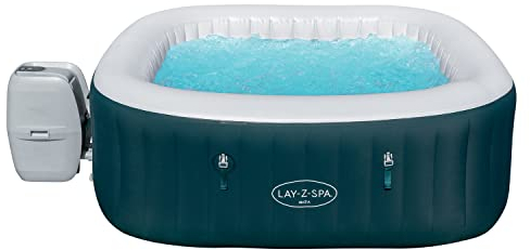 Lay-Z-Spa Ibiza Hot Tub 140, AirJet Massage System Inflatable Spa with Freeze Shield, 4-6 Person