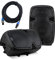 McGrey P212 Aktiv/Passiv-Lautsprecher Set - FM/USB/SD/Bluetooth® - Leistung: 120 W RMS / 600 W Peak - 2-Wege-System mit 12 Woofer und 1 Hochtöner - Inklusive 10m-Lautsprecherkabel - Schwarz
