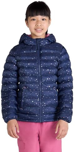 Mountain Warehouse Seasons Steppjacke für Kinder - Ultraleichte, warme, wasserdichte Steppjacke. Jungen & Mädchen Winterjacke mit Kapuze & Reißverschluss Star 13 Jahre