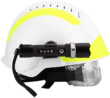 Seguridad de Rescate de Emergencia, Cascos Protectores de Bombero Antiimpacto, Casco con Faro y Gafas