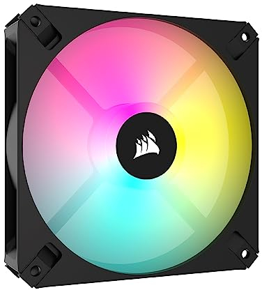 Corsair iCUE AR120 RGB Digital 120mm ARGB-Kompatibler Lüfter - Schwarz
