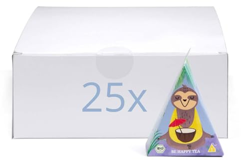ETS - Cold Brew Tea Be Happy Super Beeren, Tee Geschenk, BIO, Vorteilsset mit 25 Pyramidenbeutel (Tee zum Kalt aufgießen)