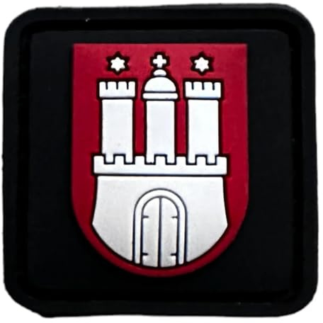 RE Hamburg HH Morale Patch 3x3 cm mit Hakenklett