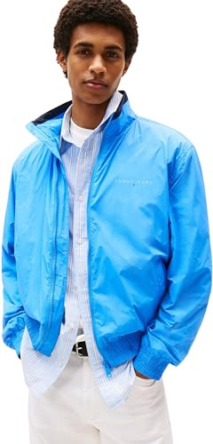 Tommy Jeans Cortavientos Hombre Essential Cazadora con cuello alto