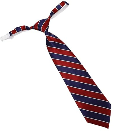 SHERCHPRY Corbata Ajustable Diseño a Rayas para Niños y Niñas Banda Elástica de 32cm en Poliéster, Accesorio Cómodo para Disfraces Escolares y Eventos Estudiantiles