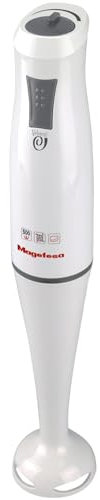 Magefesa Velouté - Batidora de Mano 500W + Vaso Medidor 700ml, Cuchillas Acero Inoxidable, Silenciosa, Desmontable, Mango Ergonómico, Regulable