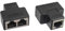 HUAREW Empalme RJ45, Conectores Divisores RJ45 1 a 2 Adaptador Compatible con Cable Cat5 Cat5e Cat6 Cat7(2 Unidades)