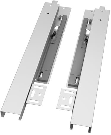 VADANIA Undermount Drawer Slide #B1854 450mm, Soft Close, Bottom Mounted & Bottom Support, 40kg Load, Full Extension, Invisible Drawer Slies,1 Pair