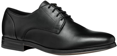 Geox Herren U REZZONICO C Oxford, Black, 43 EU