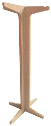 Tachiuwa Chime Stand Wind Chime Wood Stand Easy to Assemble Wooden Chime Holder Gong Stand for Desktop, Yoga, Bedroom, Meditation, Style A