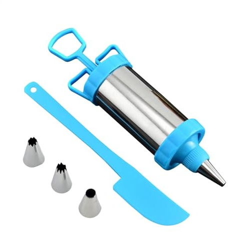 Kit de décoration de gâteau, buses, seringue de décoration de gâteau | Injecteur de remplissage de glaçage de cupcakes | Outils de décoration de crème de dessert réutilisables de qualité alimentaire