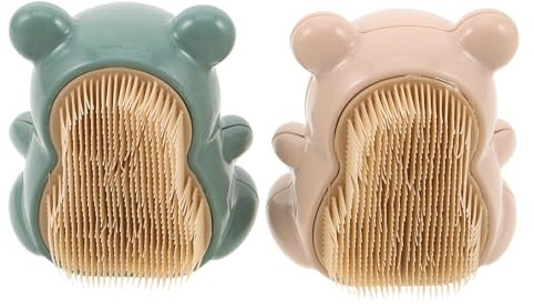 PLAFOPE 2pcs Nail Cleaning Brush Pack for Boy Girl Finger Nail Scrub Brush and Toe Gap Cleaning for Home Use