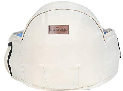 Baby Hüftsitz Einstellbar Hipseat Multifunktion Babybauchtragen für Kinder 0-36 Monate Neugeborenes Beige Eine Größe