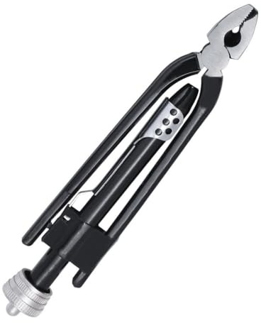 Pince torsadée réversible de 15,2 cm, outil de torsion de fil d'avion pour outil de détorsion peut saisir, tordre et couper le fil de sécurité en acier inoxydable sur les véhicules, les machines et