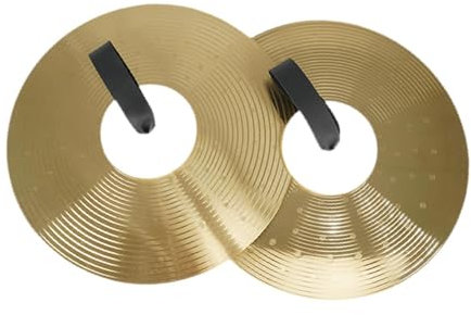 LOVIVER Par de platillos Crash, platillos pesados, percusión de platillos Hi Hat para reproducción de aleación para fiestas, escenarios, espectáculos, banda, 200MM