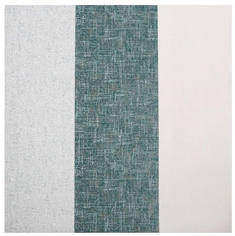 Superfresco Meadow Stripe Teal/Rose Gold Striped Wallpaper | Paste the Paper | Blue Stripe | Eco-Friendly