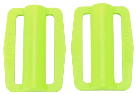 Tauchgewichte, Tauchgewichte, Tauchgewichtsblock, Schnellverschlussschnalle für Gerätetauchen, Speerfischen, stabiles Kunststoff-Stahlmaterial, 2 Stück (Fluoresziergelb)
