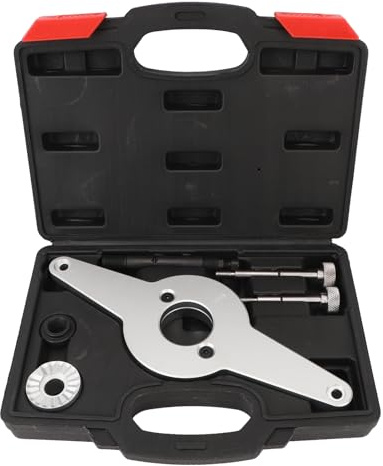 Zohisin Strumento di supporto per smorzatore di vibrazioni del motore T10531 Strumento di rimozione della puleggia dell'albero motore per 4 cilindri .8 2.0 4V TFSi EA888 Set di supporti
