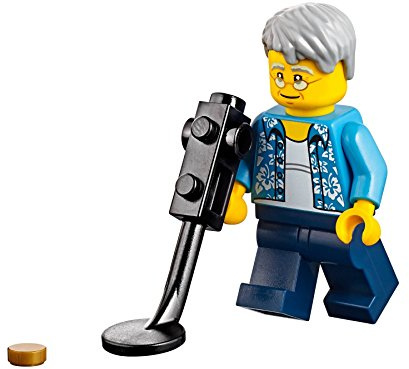 LEGO Metal Detector minifigure from Fun At The Beach 60153