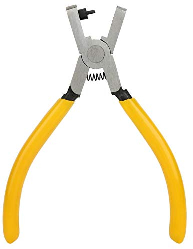 Pince à Perforer Les Trous Jaune Oeillet En Cuir Bande Sangle Lien Ceinture Réparation à La Main Outils de Poinçon Magasin Famille Couramment Utilisé