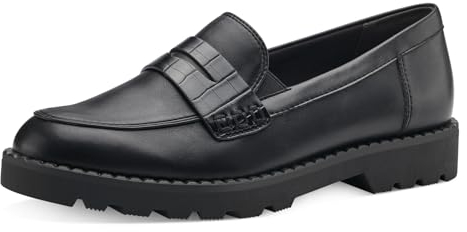 Tamaris Damen Slipper Vegan schwarz 39