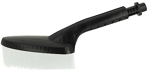 vhbw Waschbürste kompatibel mit Kärcher K 4.500 M PL Walz, K 4.500 T 250 Hochdruckreiniger - 34x10 cm, Schwarz, Weiß