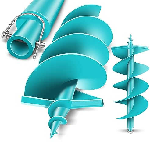 BRUNNENTAL ® Erdbohrer 250mm - Ideal Für Aushubarbeiten - Handerdbohrer - einfache Bedienung Robuste Bohrspitze - Erdbohrer kaufen - Pfahlbohrer Brunnenbohrer 250 mm