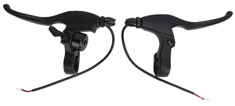 Fuerdich Bremshebel Fahrrad, Bremshebel 3-Poliger Aluminium-Handbremshebel Links Und Rechts Mit Stromausfall Fahrrad Bremshebel Für Mountainbike Elektrofahrrad Fahrrad