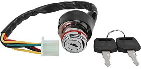 Interruptor De Encendido 6 Cables Huecos Con 2 Llaves Para Cuatrimoto Kart