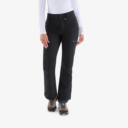Arctix Women's Sarah Fleece-Lined Softshell Pants, Black, Small, 72643