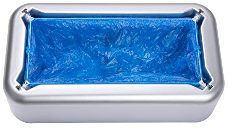 Générique Distributore di copriscarpe completamente automatico - Piccolo, leggero e facile da usare, finiture per scarpe