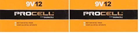 Duracell Procell 9 Volt Batteries, Pack of 12 (Packaging May Vary) - 2 Pack