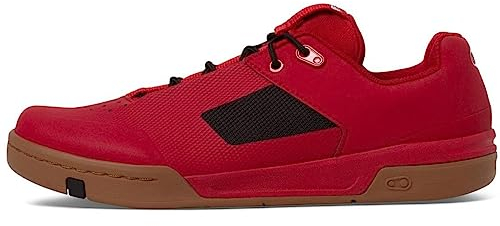 Crankbrothers Unisex Stamp Lace Fahrradschuhe, Rot/Schwarz Gummi