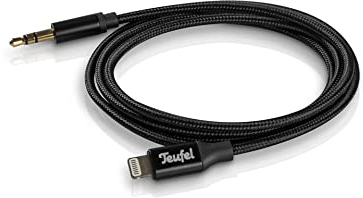 Teufel Lightning auf Kopfhöreranschluss Kabel Anschluss von Kopfhörern (mit abnehmbarem Kabel) Länge 107 cm - schwarz