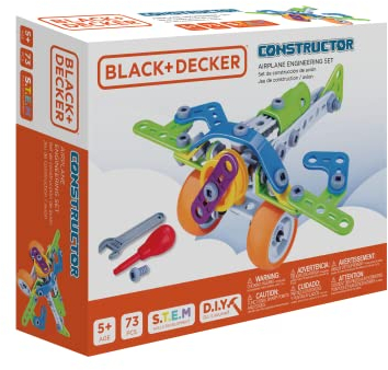 Red Toolbox Konstruktor-Flugzeug-Set, 73-teilig