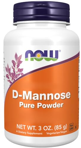 Now Foods, D-Mannose, 85g veganes Pulver, Laborgeprüft, Glutenfrei, Vegetarisch, Sojafrei, ohne Gentechnik