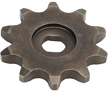 Gavigain Pignon de moteur 10T en acier au carbone robuste et léger, compatible avec les chaînes, installation facile pour les amateurs de motorisation