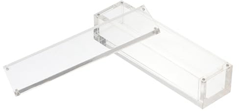 LRXIYODE Custodia Porta Dadi Magnetica in Acrilico Trasparente Scatola Organizer Compatta per 6 Dadi da 16Mm Espositore Versatile per Piccoli Oggetti e Gioielli per Casa e Viaggio