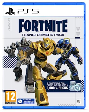 Fortnite Transformers Pack (Game Download Code in Box) - PS5
