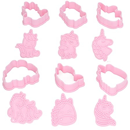 Tyenaza Prägegerät, Fondant-Prägegerät, Einfache Reinigung, DIY-Herstellung, Flexibles, Wiederverwendbares ABS-Schokoladenstempel-Set Zum Backen von Cupcakes